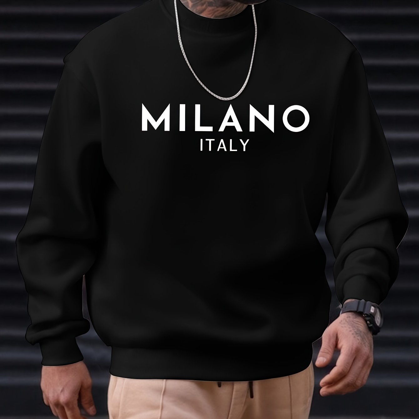 MILANO ITALY Print Sweatshirt