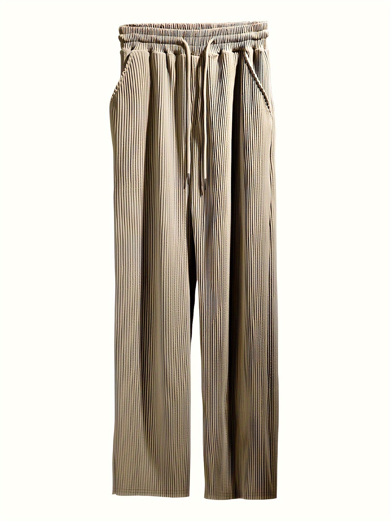 Casual Ribbed Pants