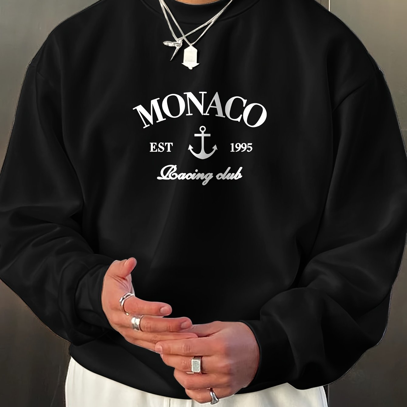 MONACO Print Sweatshirt