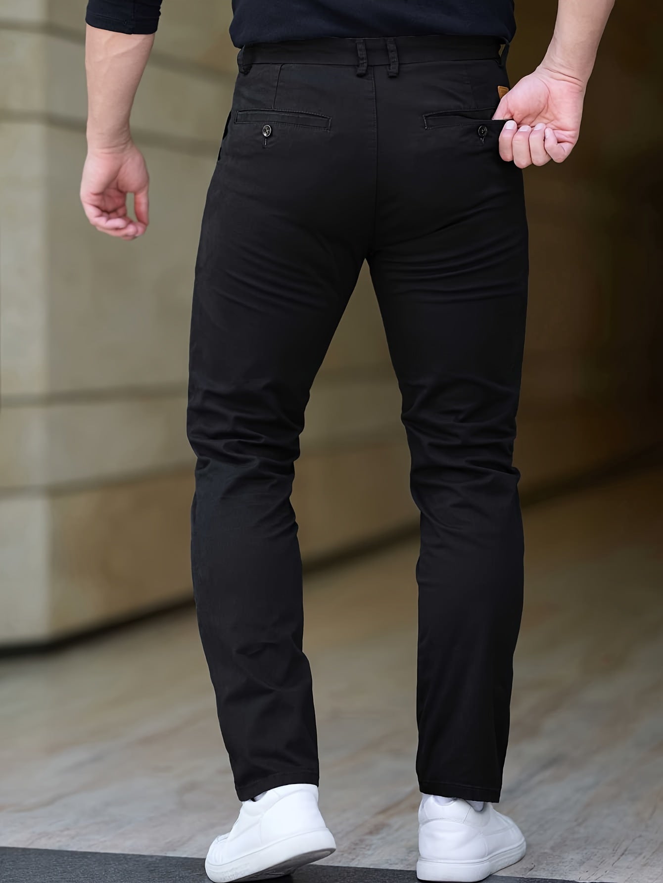 Slim-fit Cotton Pants