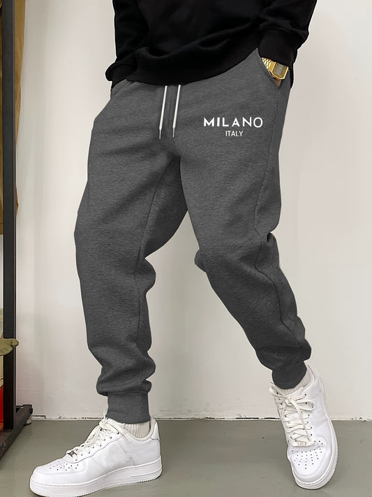 Milano Italy Pattern Knitted Sweatpants