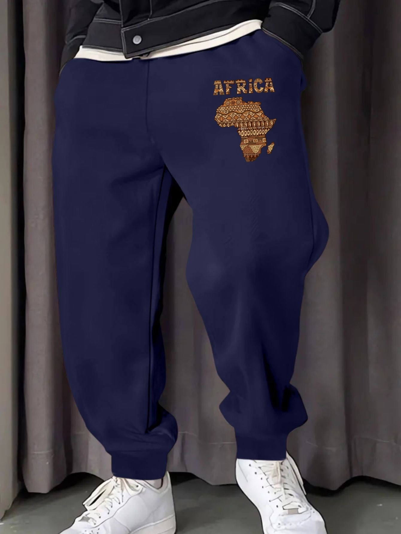 Africa Map Print Sweatpants