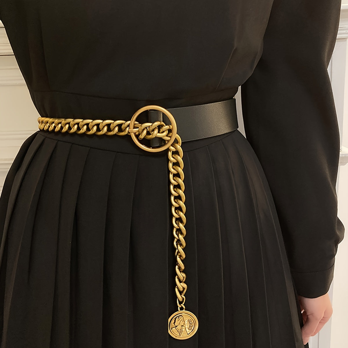 Stylish Black Belt For Women