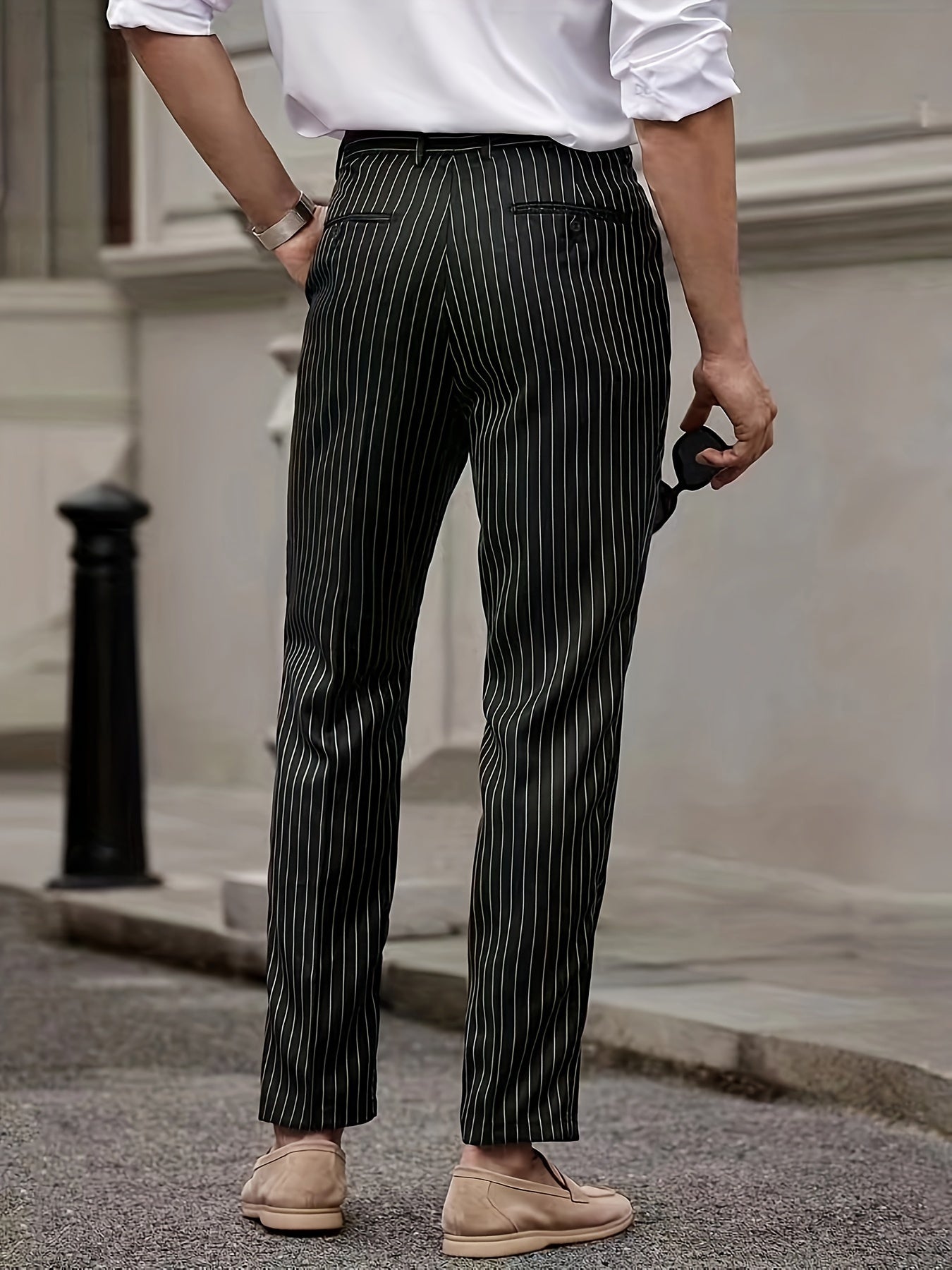 Striped Casual Pants