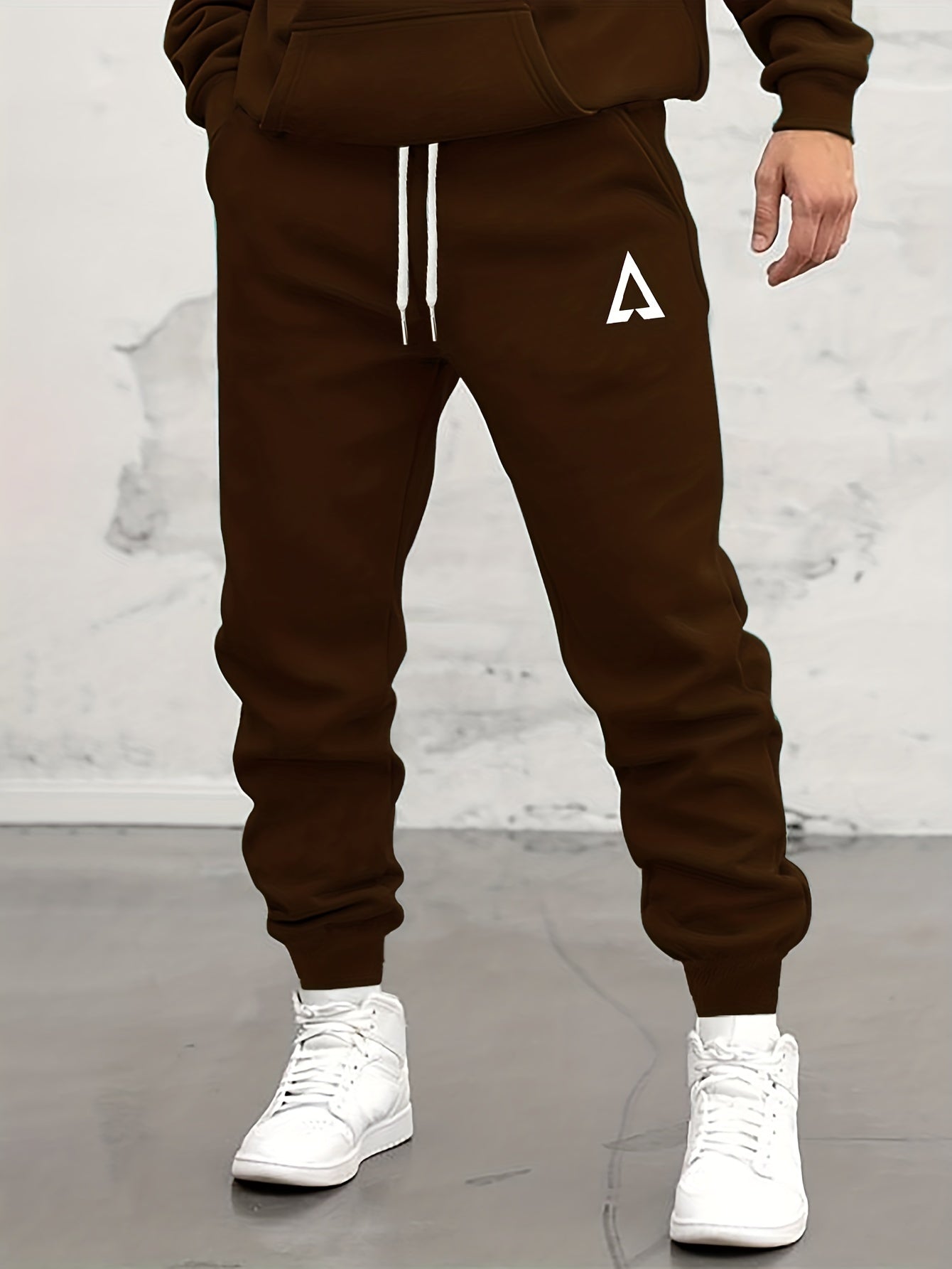 Pattern Print Sweatpants