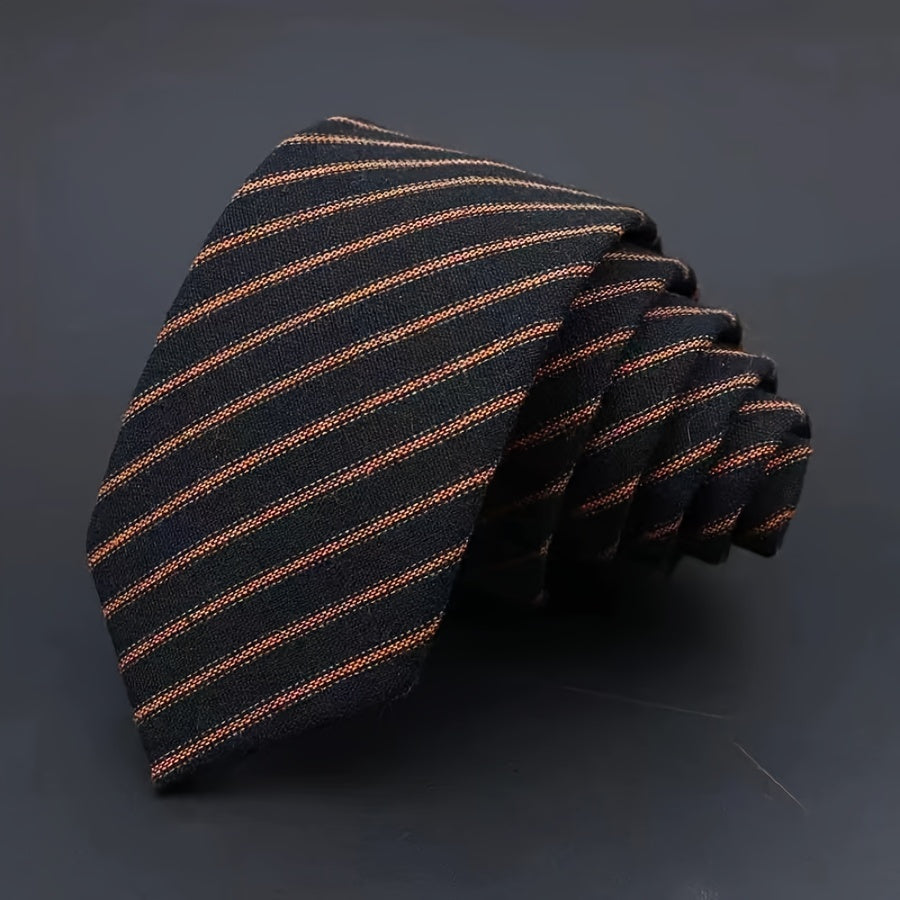 Polyester Striped Self Tie