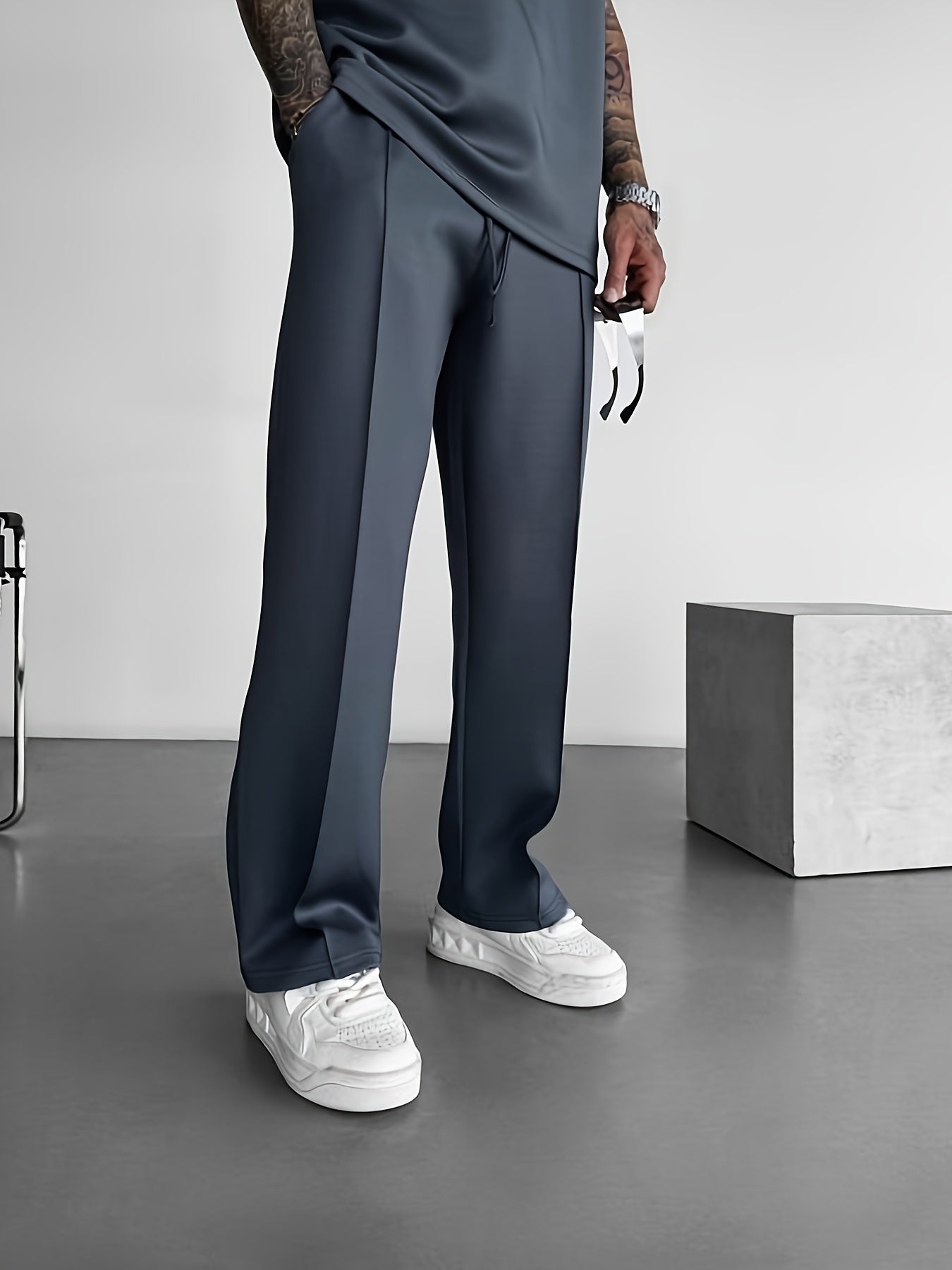 Slim-Fit Stretch Joggers Set