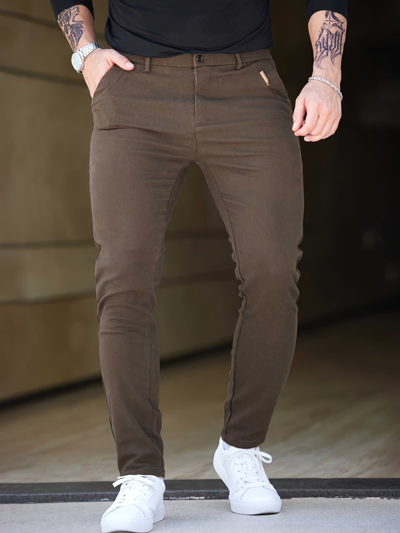 Slim-Fit Versatile Pants