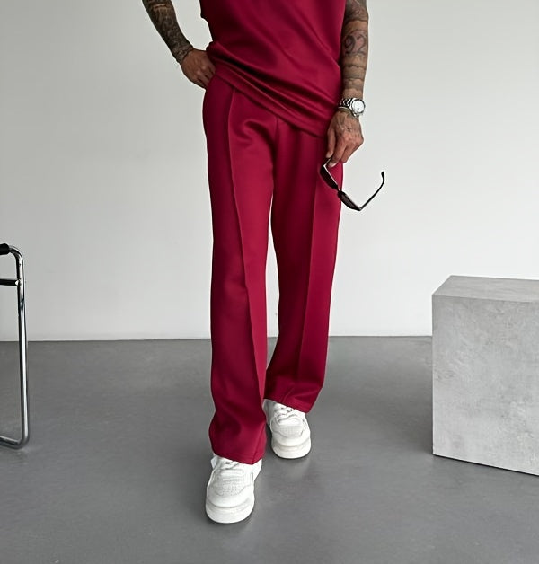 Slim-Fit Stretch Joggers Set