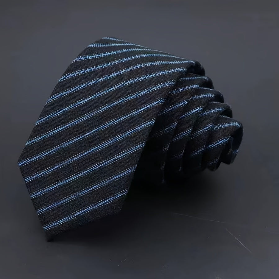 Polyester Striped Self Tie