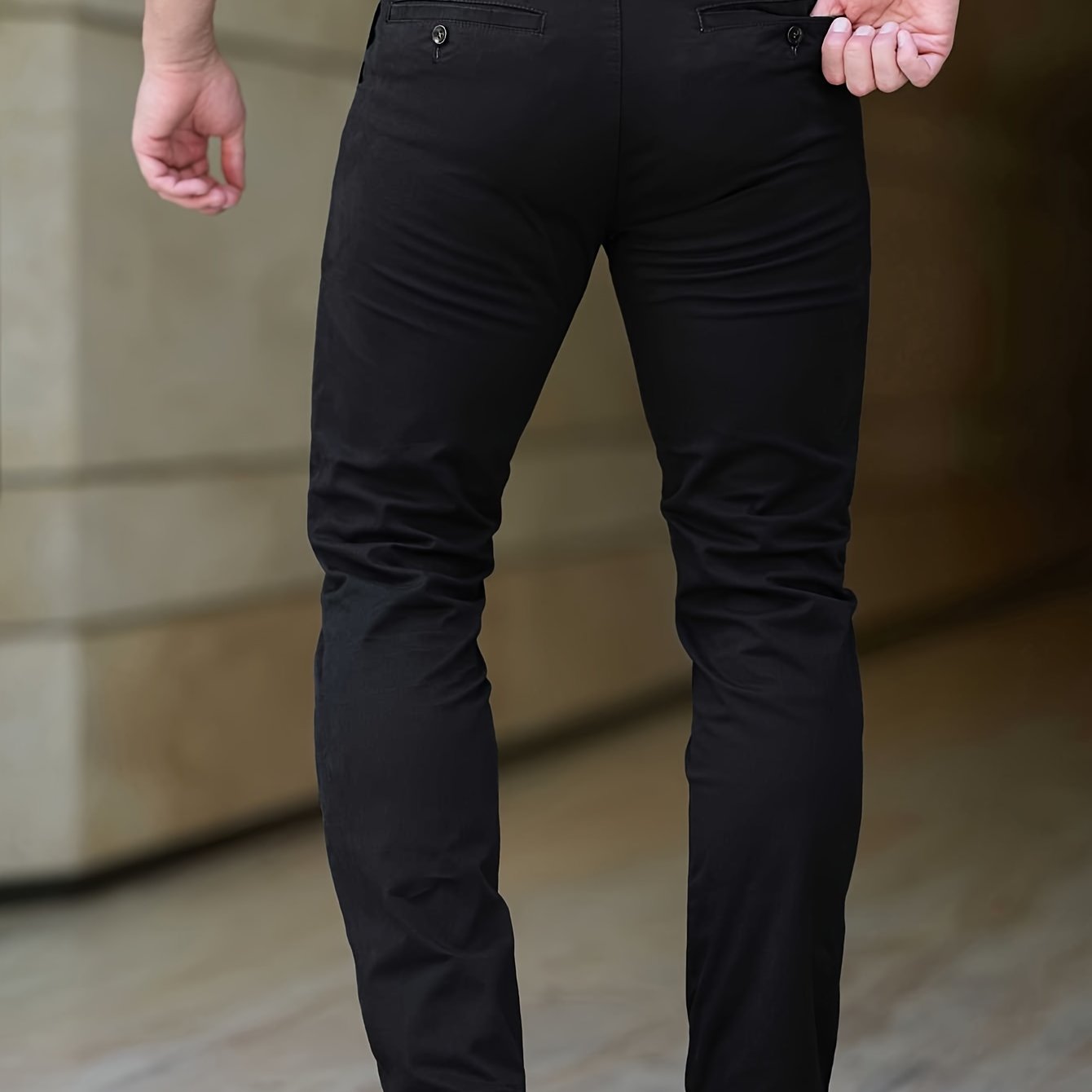 Slim-fit Cotton Pants