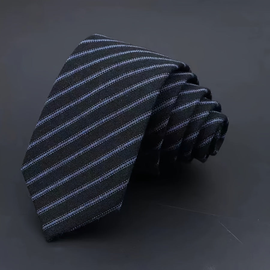 Polyester Striped Self Tie