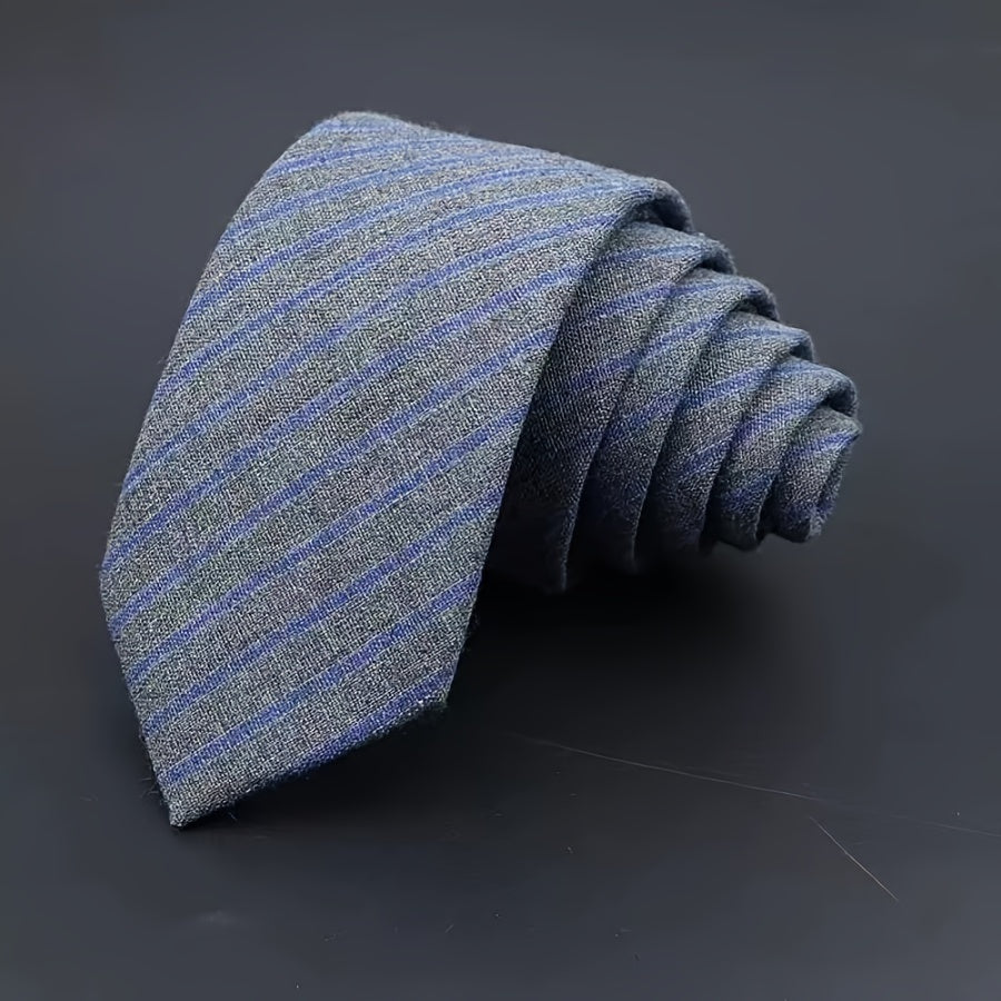 Polyester Striped Self Tie