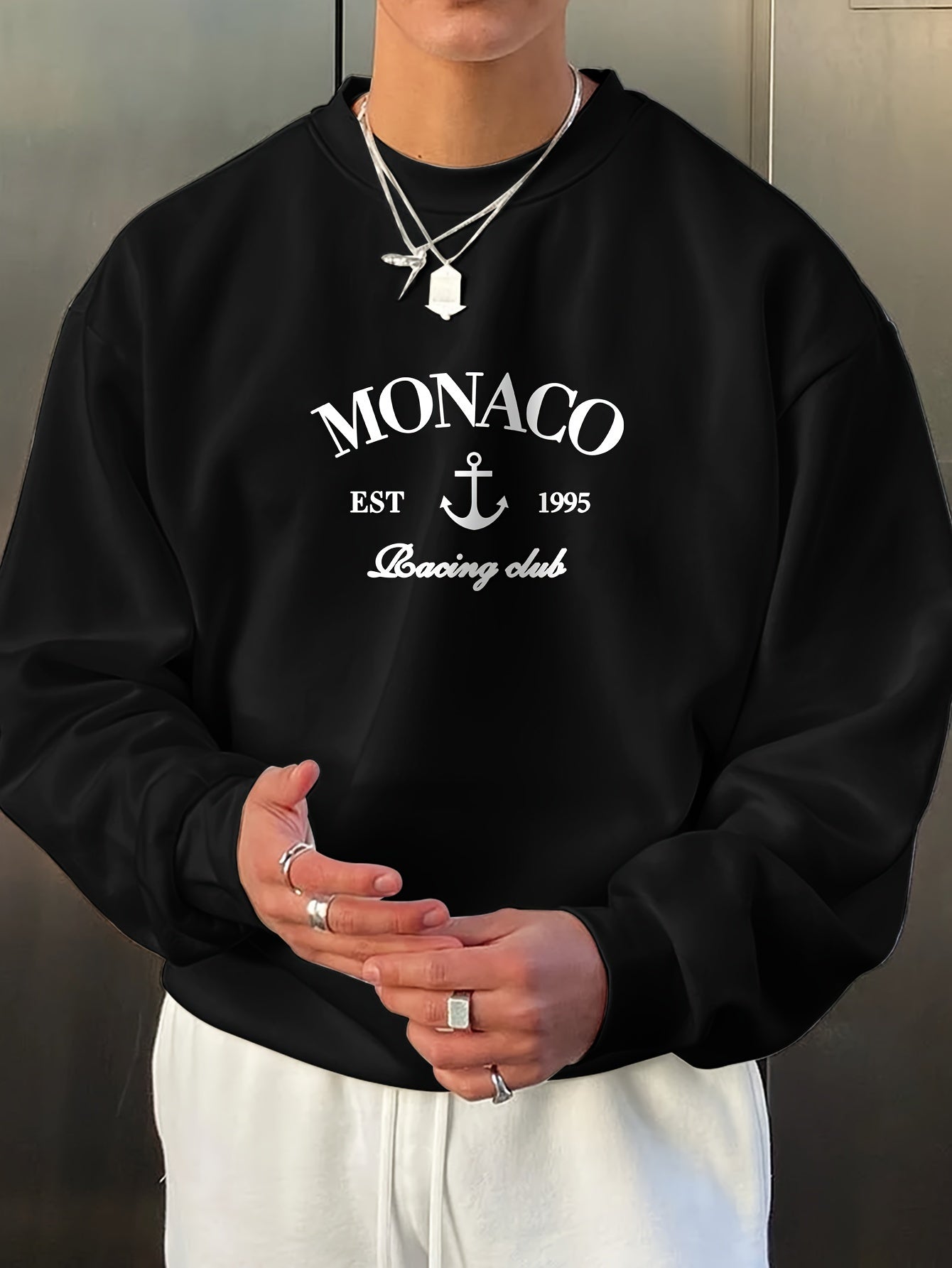 MONACO Print Sweatshirt