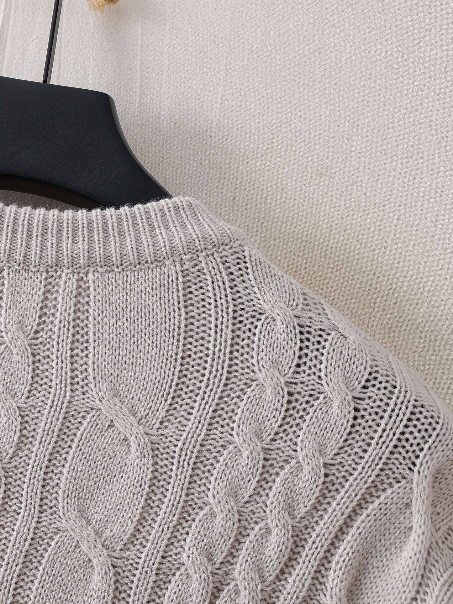 Twist Texture Knit Sweater