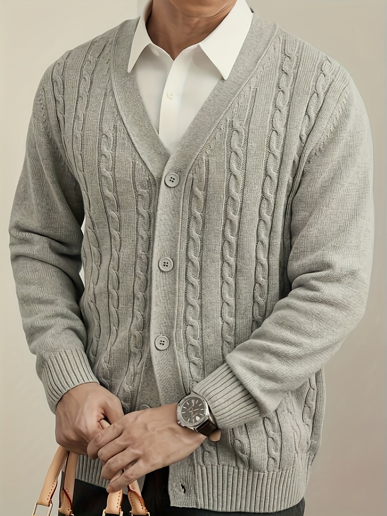 Preppy Style Cardigan Sweater