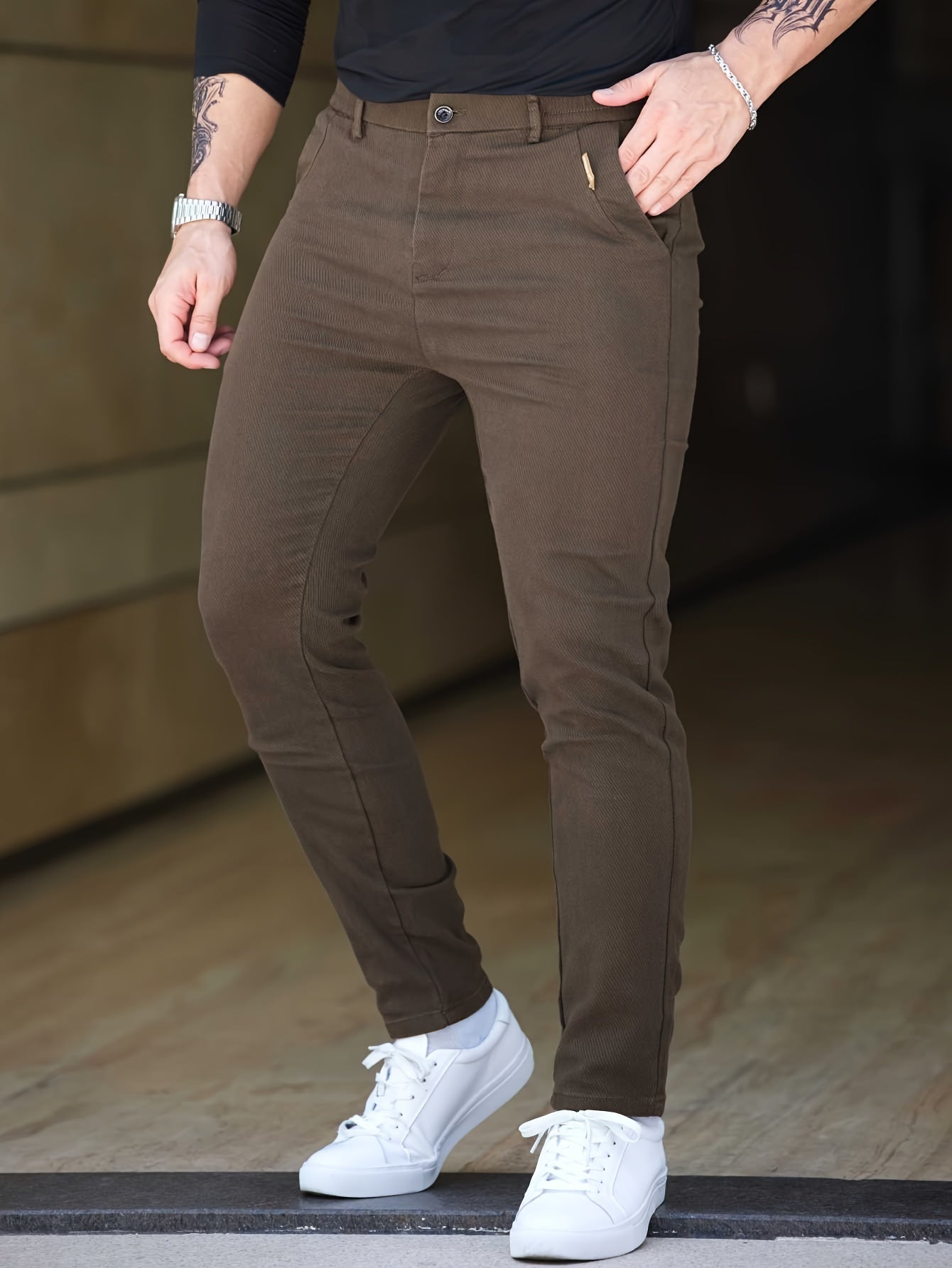 Slim-Fit Versatile Pants