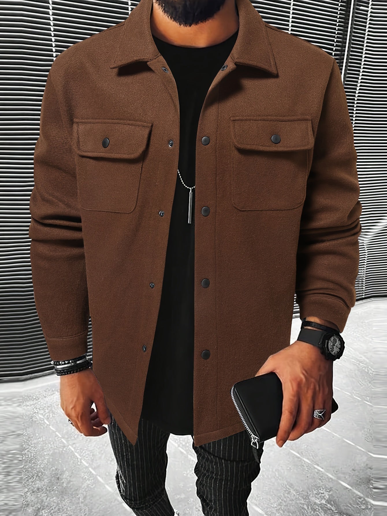 Button-Down Shirt Jacket