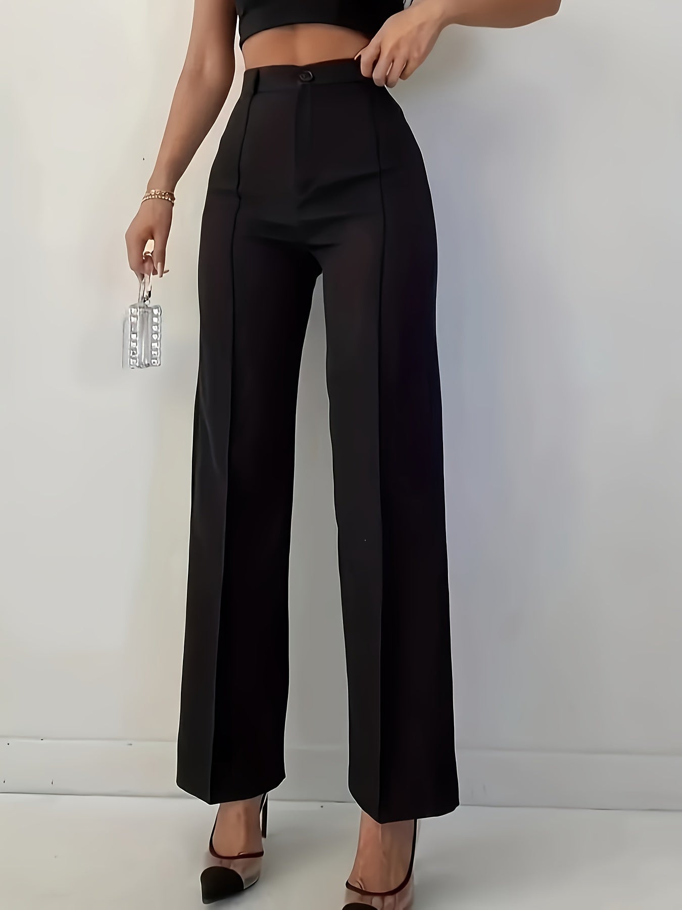 Elegant Straight-Leg Pants