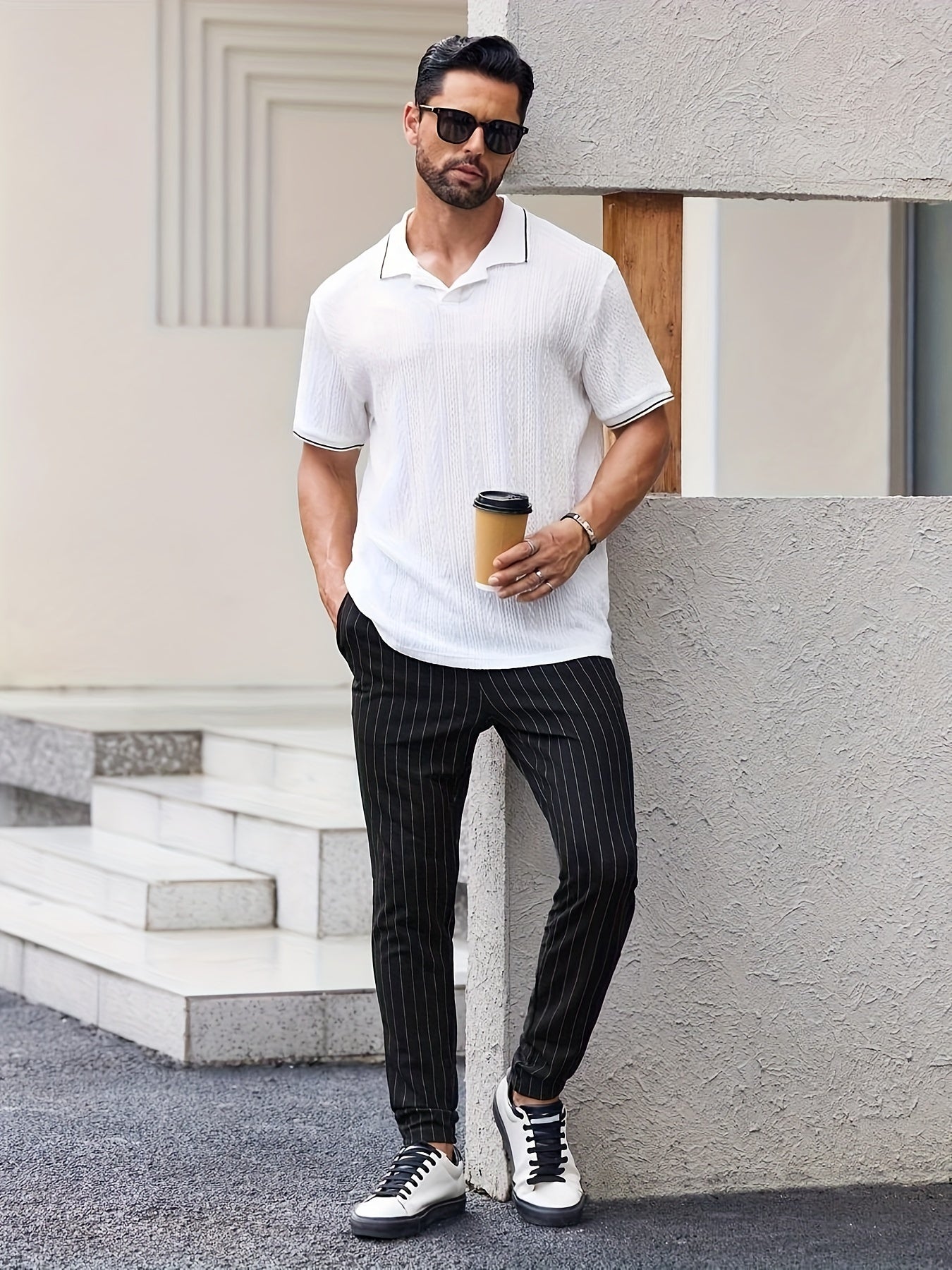 Striped Pants With Pockets