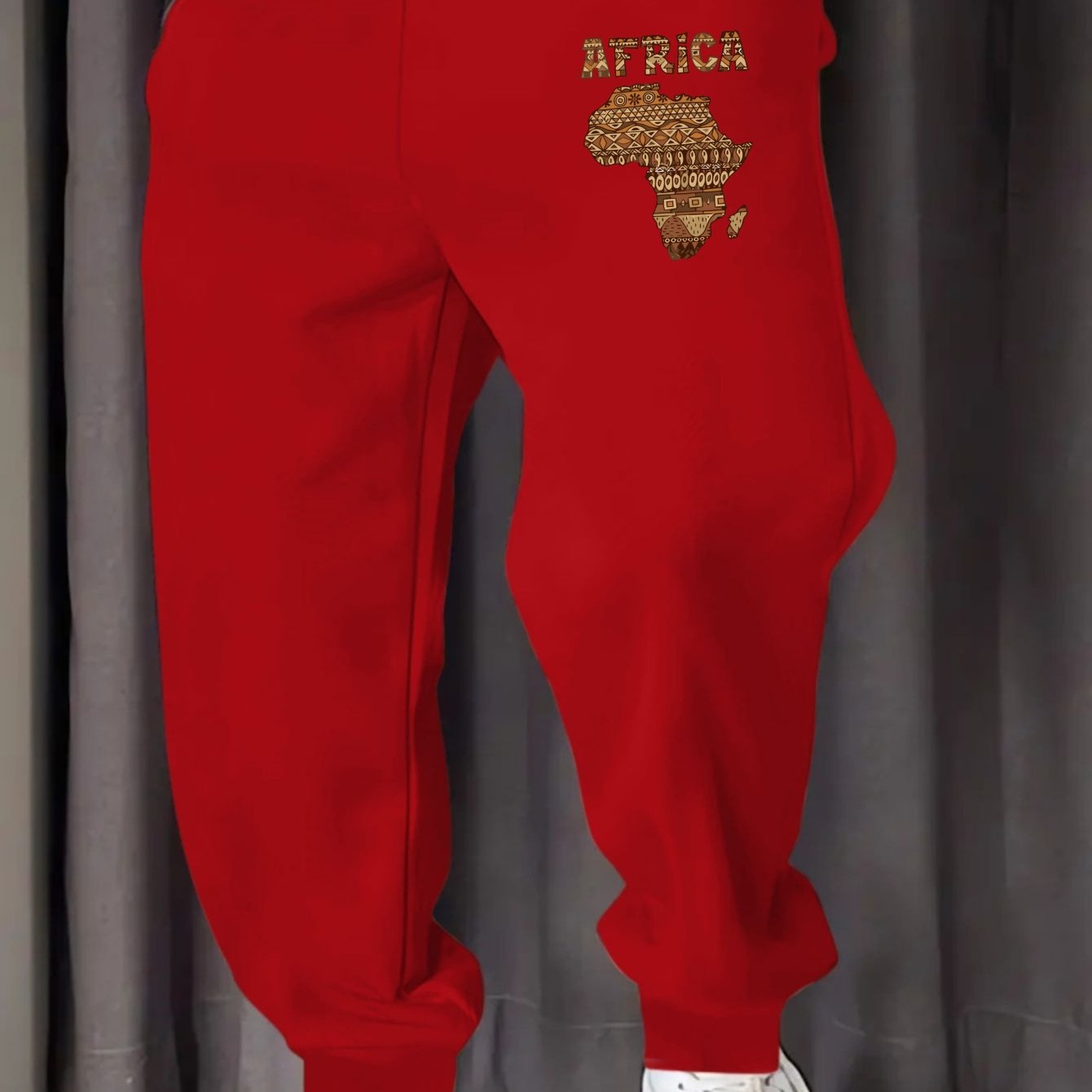 Africa Map Print Sweatpants