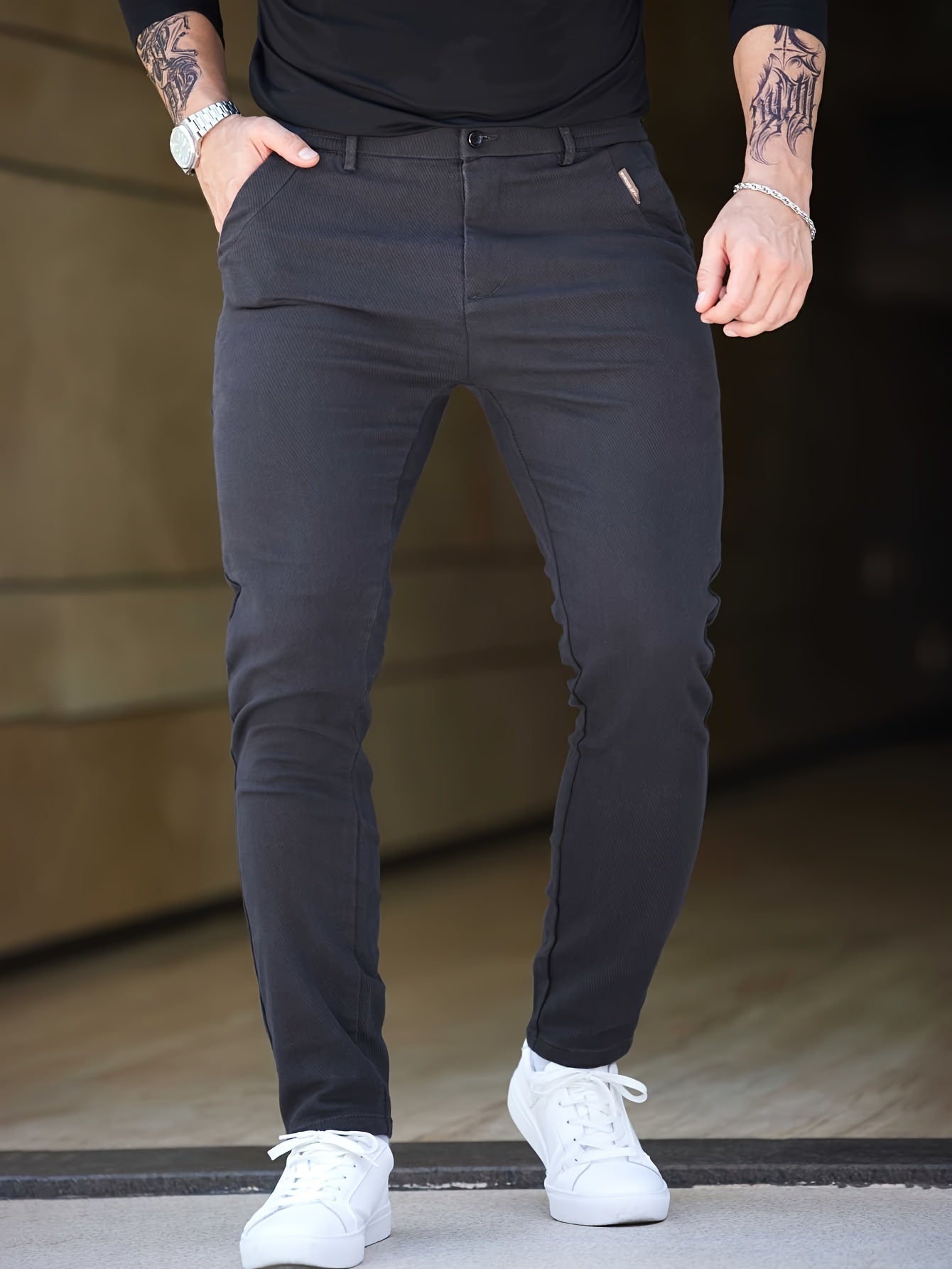 Slim-Fit Versatile Pants