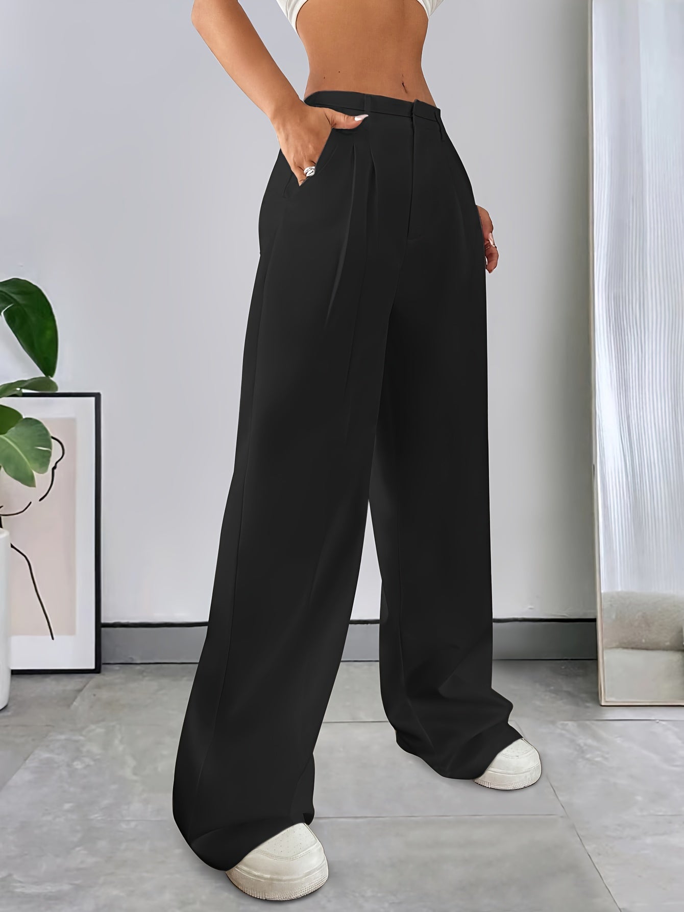 Straight-Leg Pants