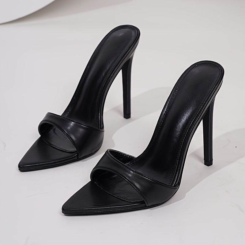 Pointed-Toe Stiletto Sandals