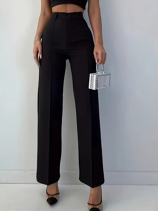 Elegant Straight-Leg Pants