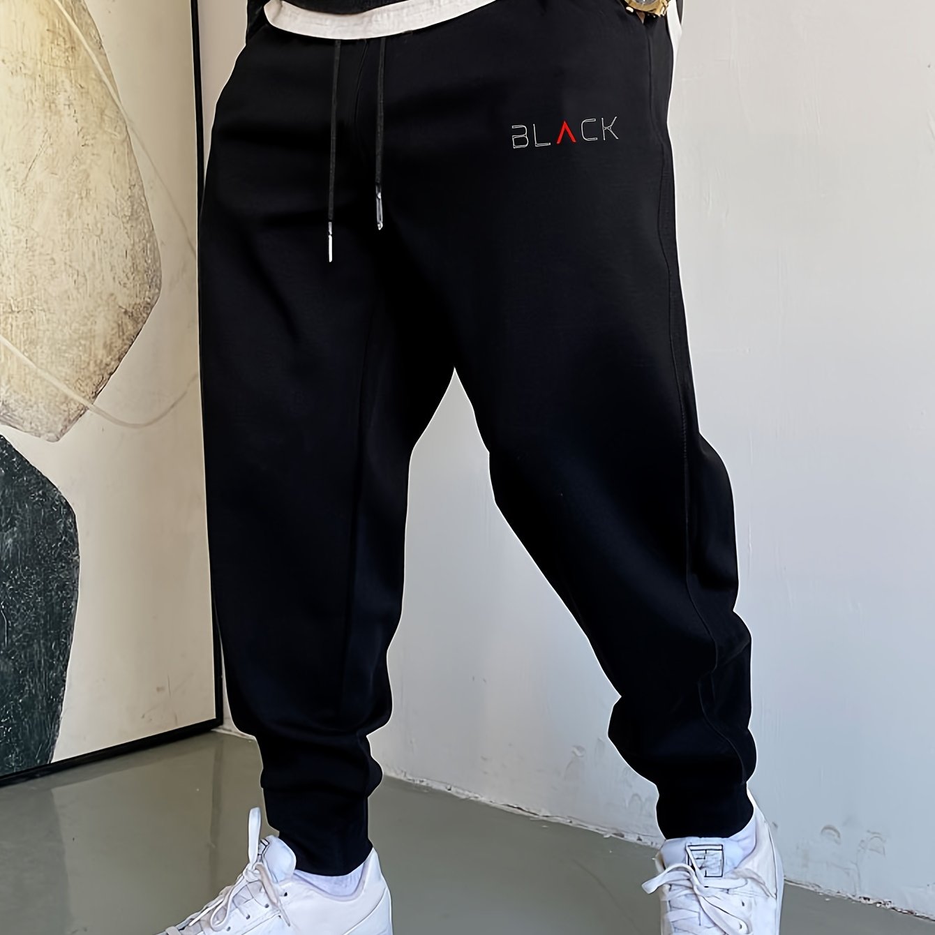 BLACK Typesetting Sweatpants