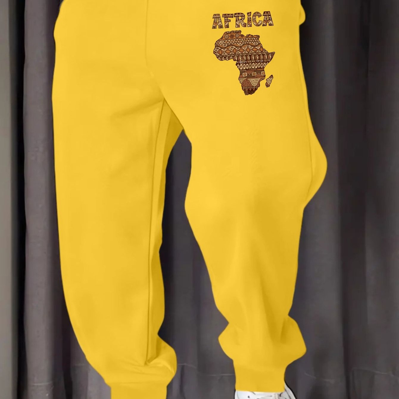 Africa Map Print Sweatpants