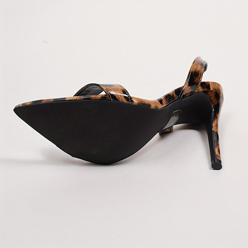 Leopard Print Stiletto Heels