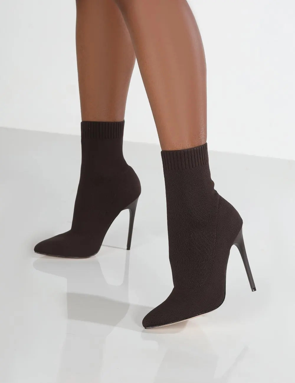 LuxeKnit High Heel Boots