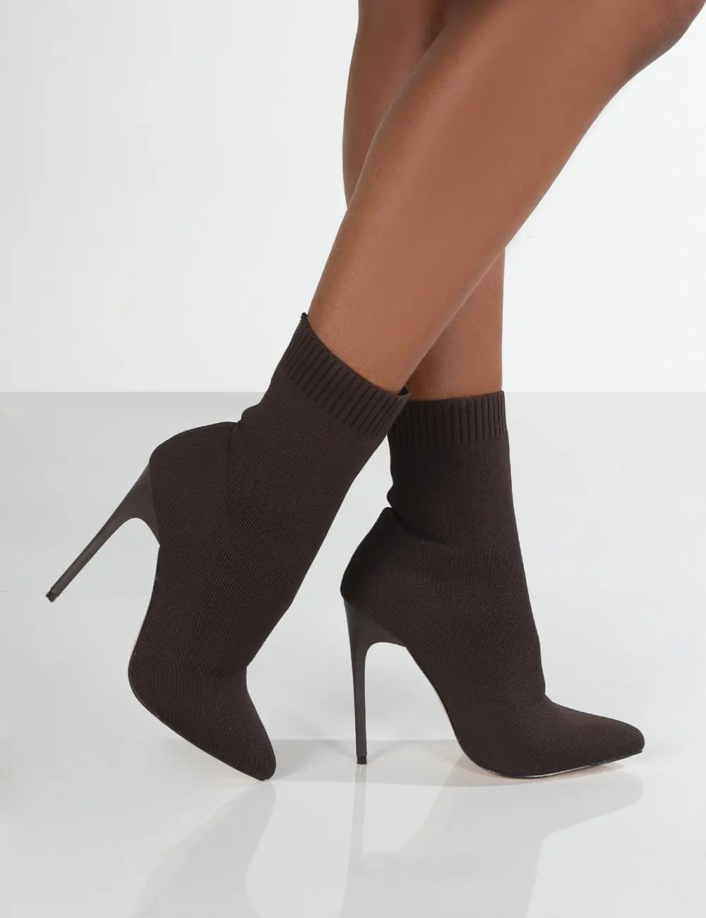 LuxeKnit High Heel Boots