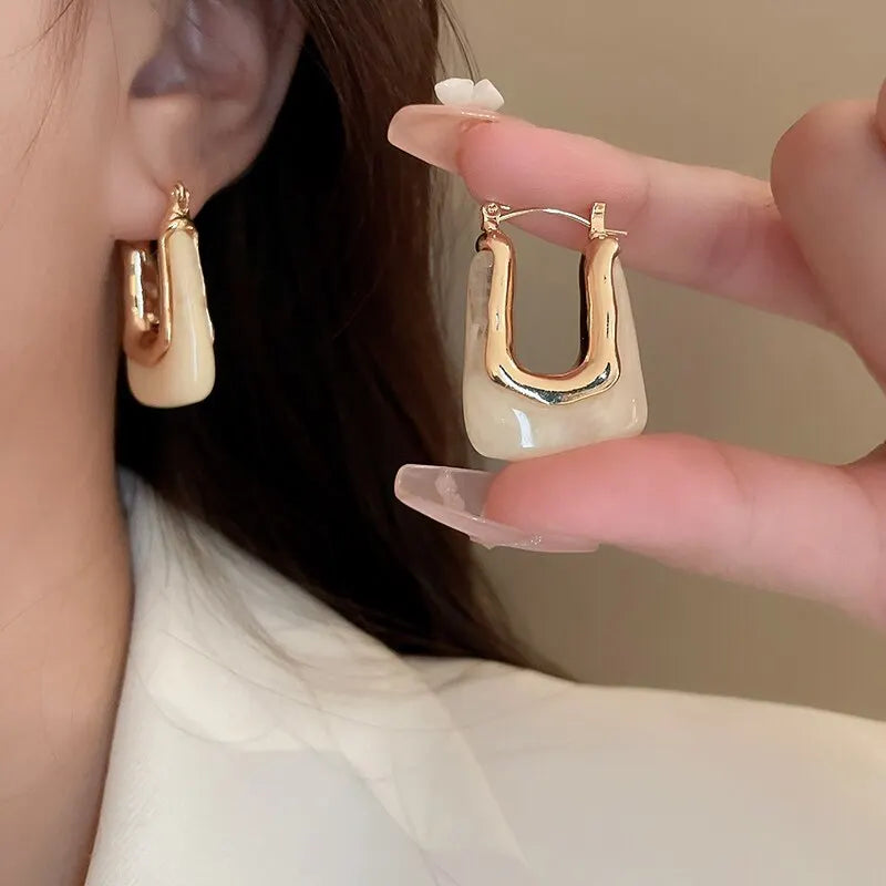 Geometric Irregular Stud Earrings