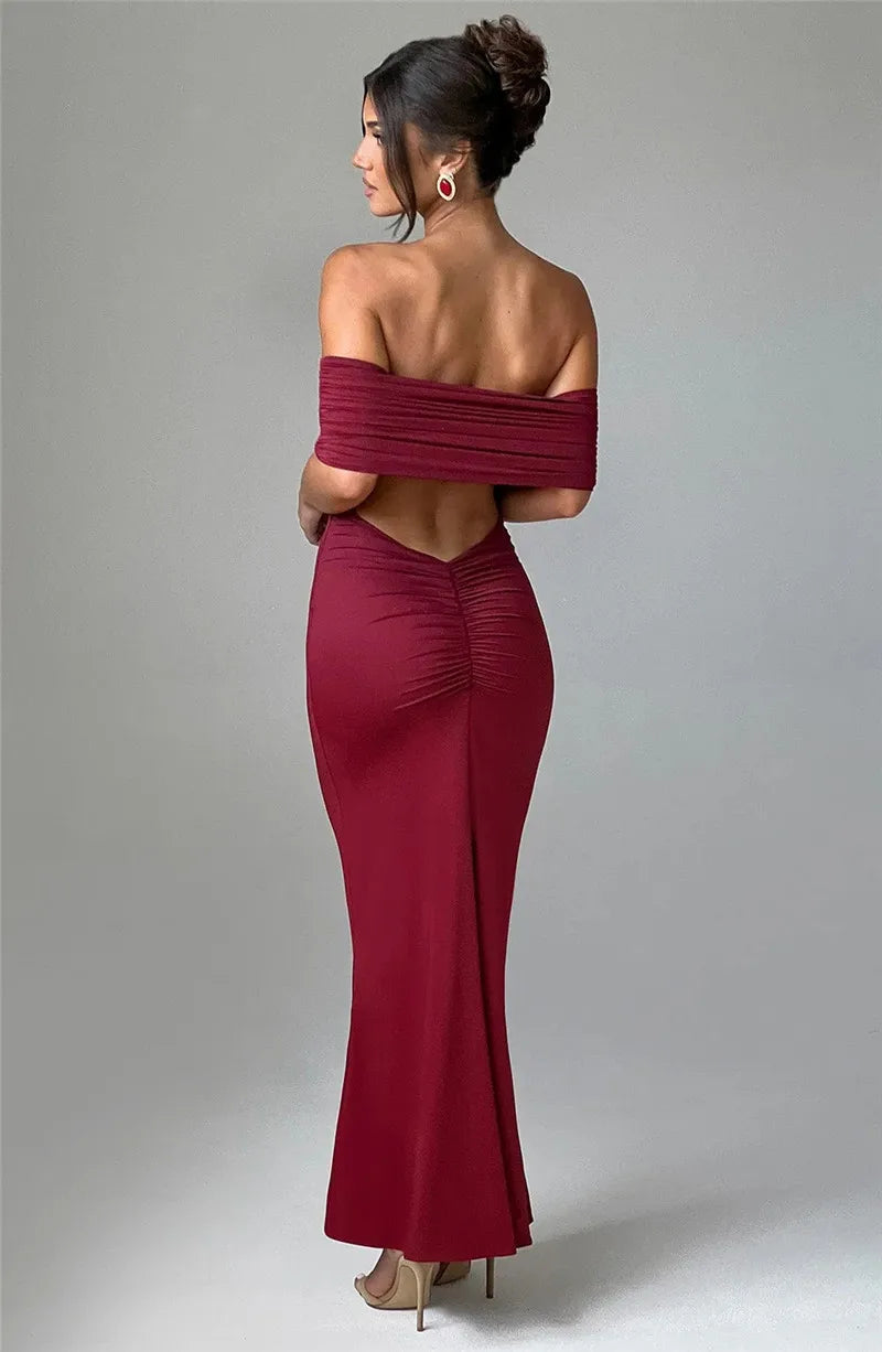 Mozision Backless Dress