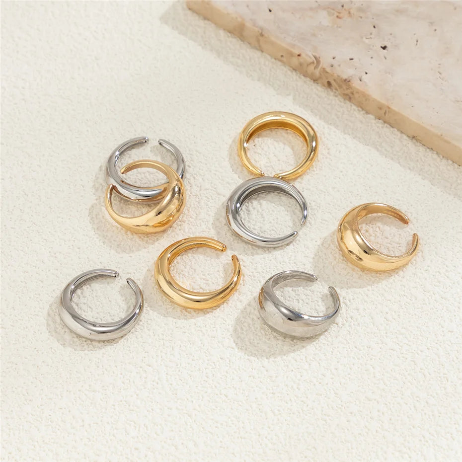 8 Water Drop Rings