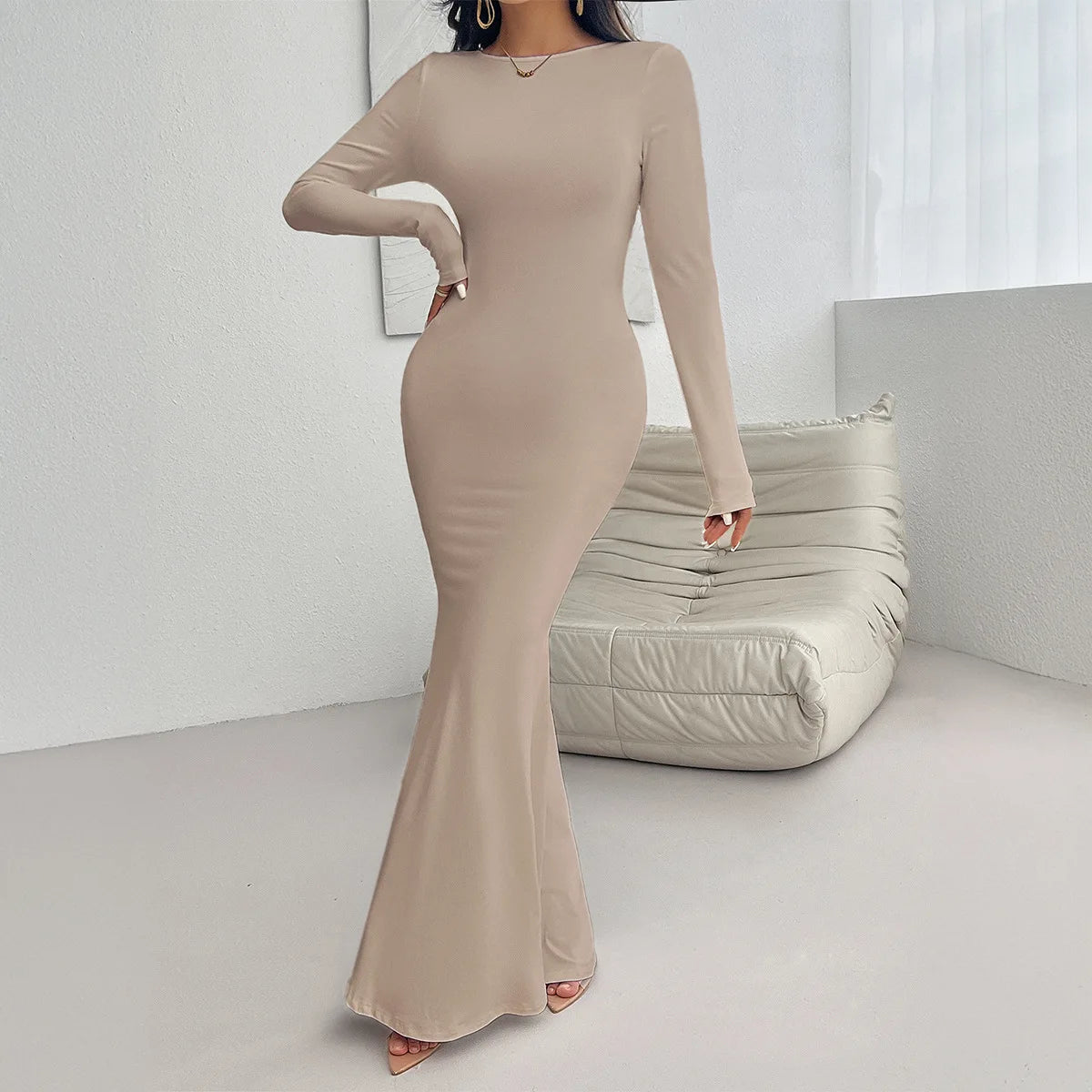 EleganceForm O-Neck Dress