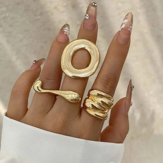 Hip Hop Irregular Rings