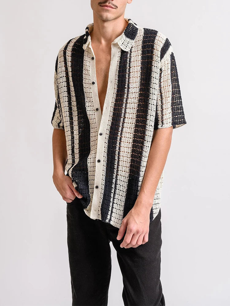 VintageEase Knit Shirt