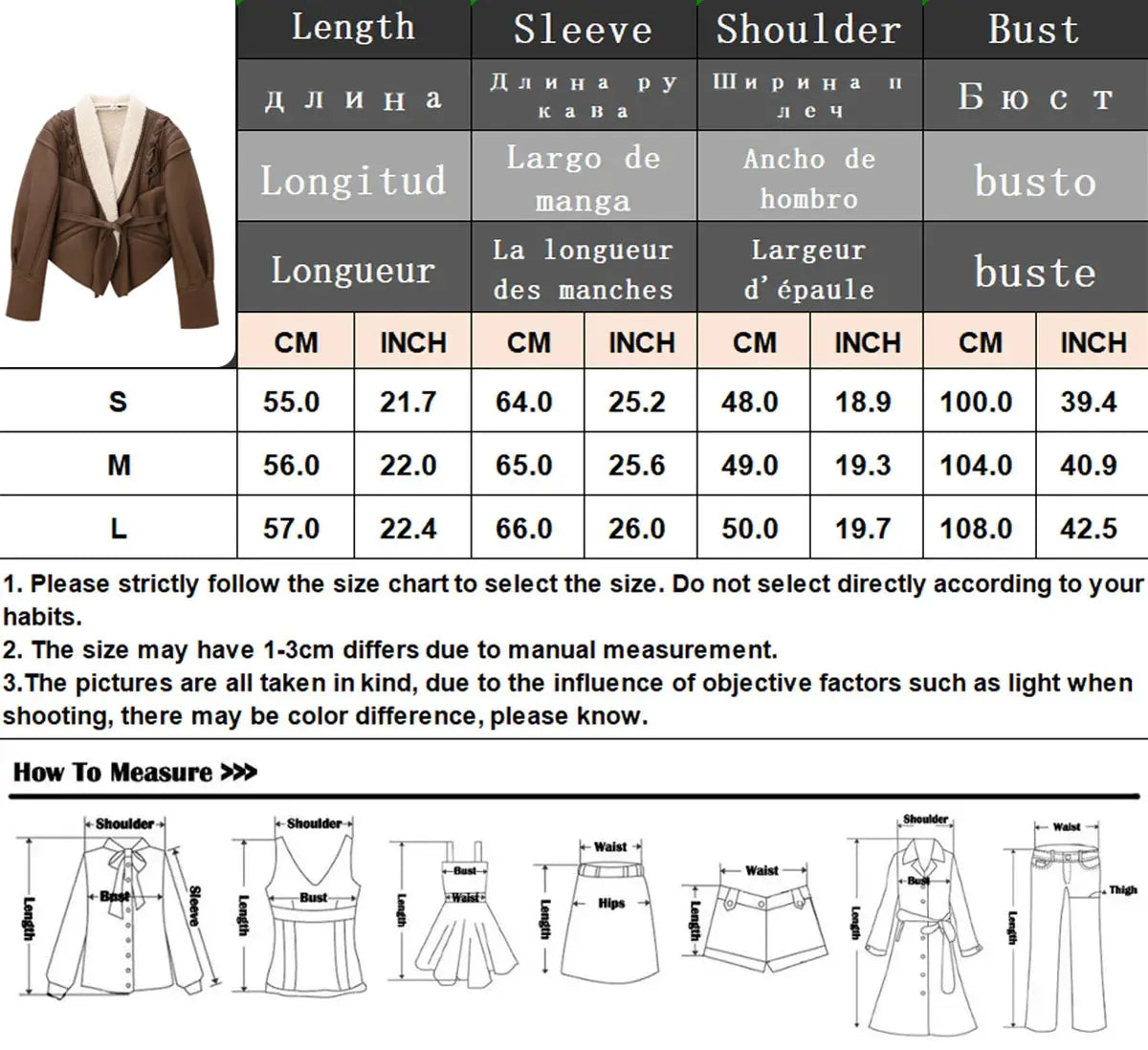 TRAFZA Female Street Leather Jacket 2024 Autumn Women's Versatile Brown Long Sleeves V-neck Single Breasted Lace-up Causal Coats