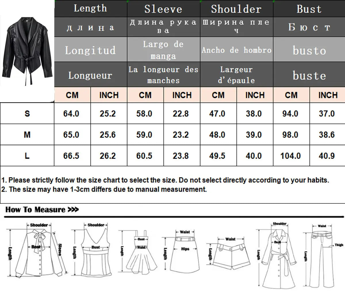 TRAFZA Female Street Leather Jacket 2024 Autumn Women's Versatile Brown Long Sleeves V-neck Single Breasted Lace-up Causal Coats