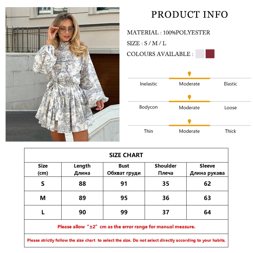 Elegant Lace-Up Pleated Female Dress