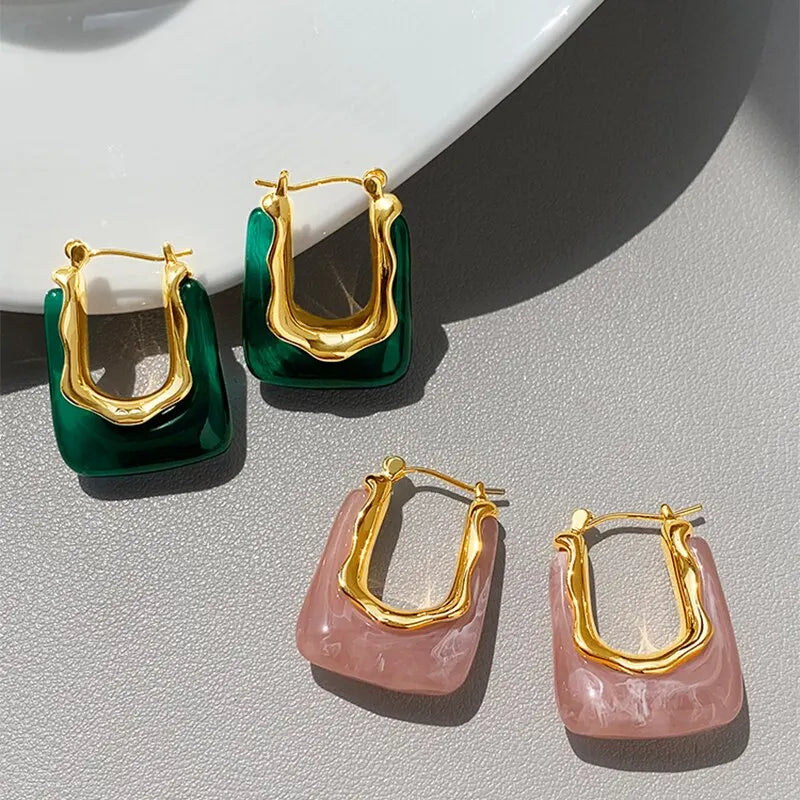 Geometric Irregular Stud Earrings