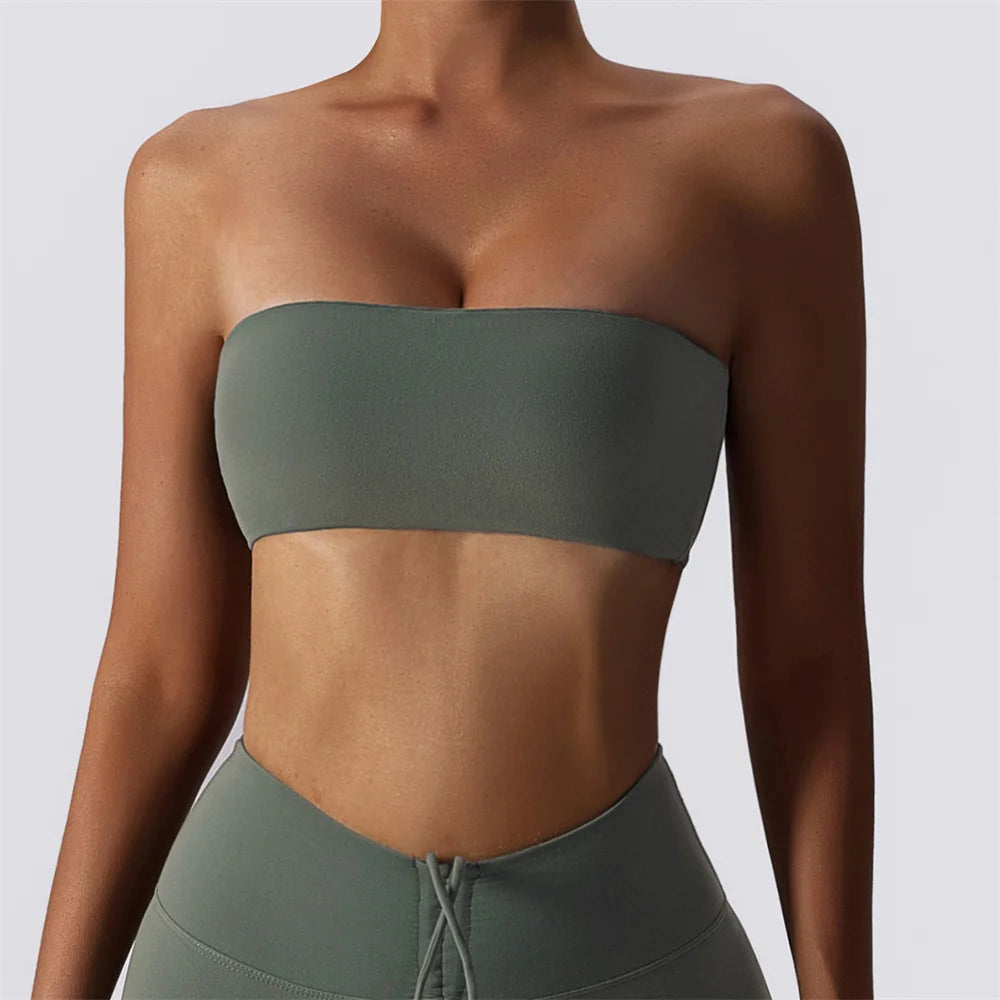 Strapless Yoga Set