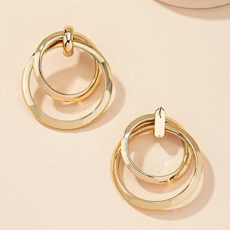 Twisted Big Hoop Earrings