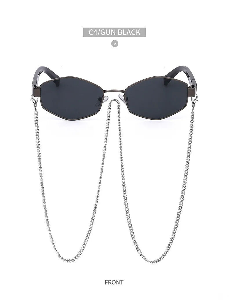 Trendy Retro Hexagon Shades