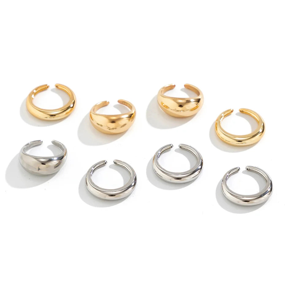 8 Water Drop Rings