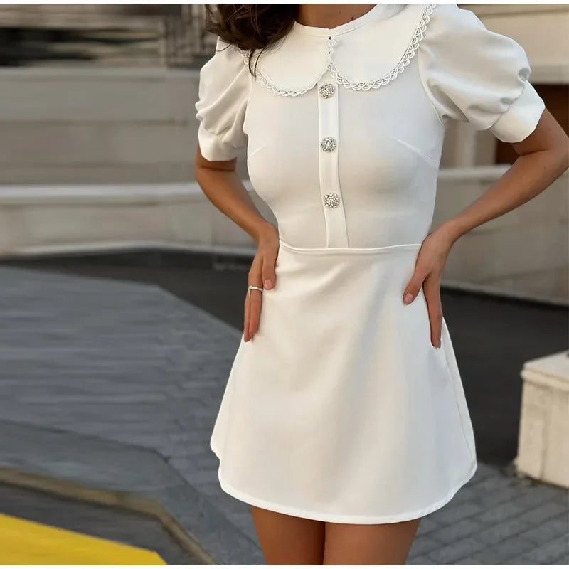 Elegant Doll Collar Dress