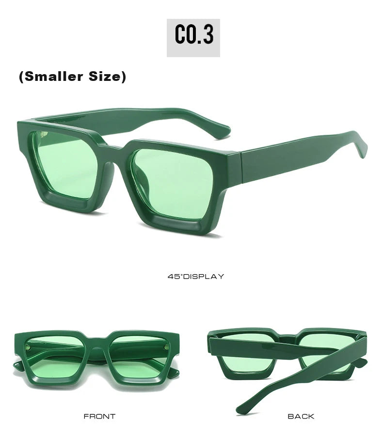 Brand Vintage Square Sunglasses